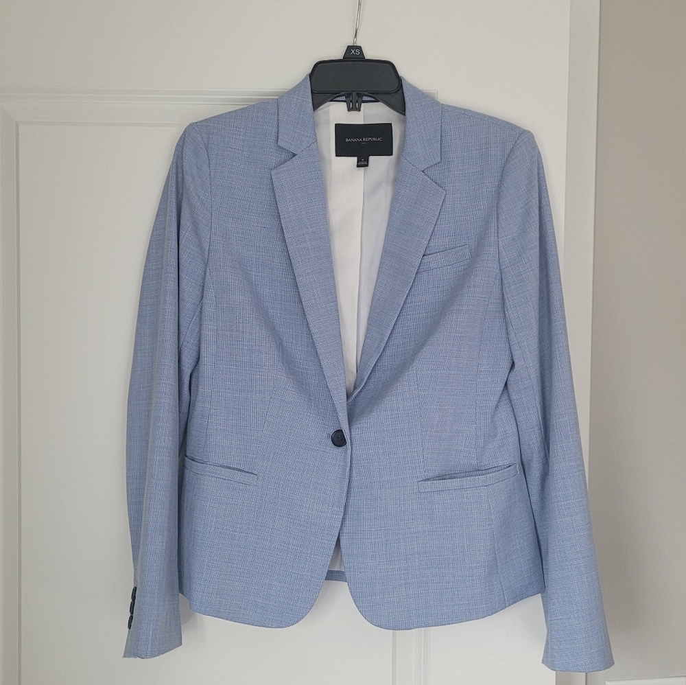 Banana Republic Baby Blue Blazer Size 6